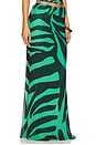view 2 of 6 Tegan Skirt in Green Zebra