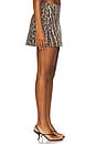 view 3 of 6 Olive Skirt in Camo Leopard