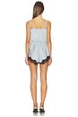 view 3 of 4 Kae Romper in Soft Stripe