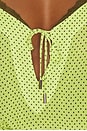 view 4 of 4 BUCKLEY  롬퍼 in Lime Pin Dot