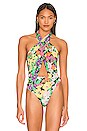 view 2 of 5 Rosa Bodysuit in Neon Garden