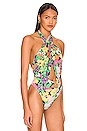 view 3 of 5 Rosa Bodysuit in Neon Garden