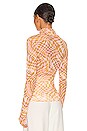 view 3 of 4 Zadie Top in Blush Checkerboard