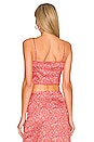 view 3 of 4 Rakeem Top in Red Ditsy