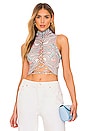 view 1 of 4 Gissel Crop Top in Pastel Geo