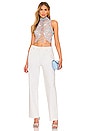 view 4 of 4 Gissel Crop Top in Pastel Geo