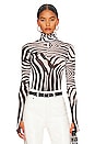view 1 of 4 Zadie Top in Blanc Zebra