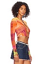 view 2 of 4 Vida Top in Neon Watercolor