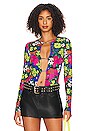 view 1 of 5 Kaya Bodysuit in Neon Night Garden