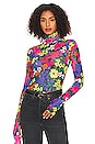 view 1 of 4 Zadie Top in Neon Night Garden