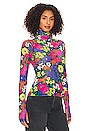 view 2 of 4 Zadie Top in Neon Night Garden