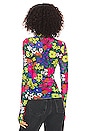 view 3 of 4 Zadie Top in Neon Night Garden