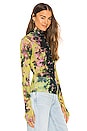 view 2 of 4 Zadie Top in Limelight Tie Dye