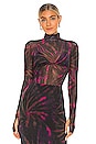 view 1 of 4 Zadie Top in Pink Spiral