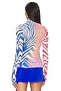 view 3 of 4 Zadie Turtleneck Top in Spring Multi Zebra