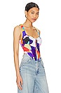 view 2 of 4 TOP CORSÉ DELILAH in Abstract Color Block