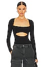 view 1 of 5 X Revolve Essentials Vail Bodysuit in Noir