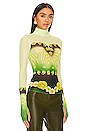 view 2 of 4 Zadie Top in Lime Floral Placement