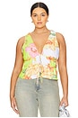 view 2 of 8 Mirna Top in Color Block Floral