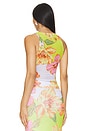 view 5 of 8 Mirna Top in Color Block Floral