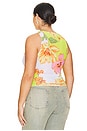 view 6 of 8 Mirna Top in Color Block Floral