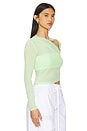 view 3 of 8 Linnie Top in Neon Mint