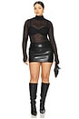 view 8 of 8 Zadie Texture Lace Top in Noir