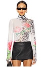 view 1 of 10 Zadie Top in Zebra Rose