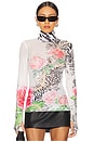 view 3 of 10 Zadie Top in Zebra Rose