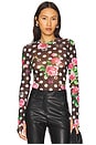 view 1 of 8 Kaylee Top in Rose Dot