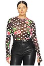 view 2 of 8 Kaylee Top in Rose Dot