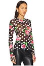 view 3 of 8 Kaylee Top in Rose Dot