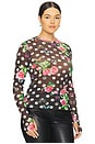 view 4 of 8 Kaylee Top in Rose Dot