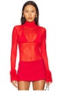view 1 of 8 Helena Top in Risky Red