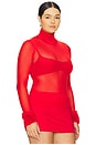 view 4 of 8 Helena Top in Risky Red