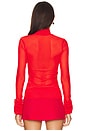 view 5 of 8 Helena Top in Risky Red