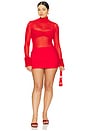view 8 of 8 Helena Top in Risky Red