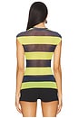 view 5 of 8 Nina Top in Lime Rugby