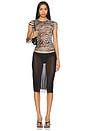 view 7 of 9 Nina Top in Desert Zebra