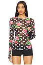 view 1 of 10 Kaylee Top in Rose Dot