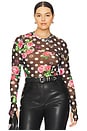 view 2 of 10 Kaylee Top in Rose Dot