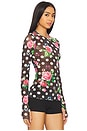 view 3 of 10 Kaylee Top in Rose Dot