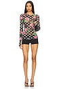 view 9 of 10 Kaylee Top in Rose Dot