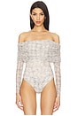 view 2 of 5 Maxine Bodysuit in Lace Plaid
