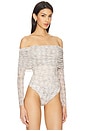 view 3 of 5 Maxine Bodysuit in Lace Plaid