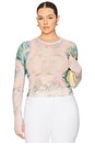 view 2 of 8 KAYLEE ロングスリーブトップ in Placed Fog Floral