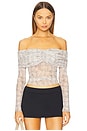 view 1 of 4 Lilith Top in Lace Plaid