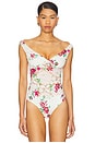 view 3 of 11 Alexis Chrochet Lace Bodysuit in Romance Rose