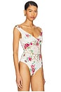 view 5 of 11 Alexis Chrochet Lace Bodysuit in Romance Rose