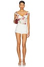 view 9 of 11 Alexis Chrochet Lace Bodysuit in Romance Rose